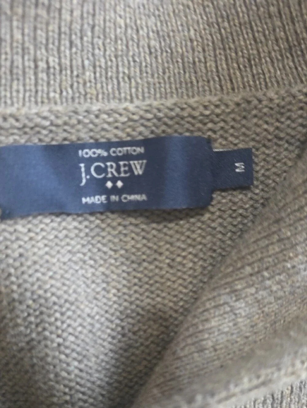J. Crew Olive Turtleneck Toggle Sweater